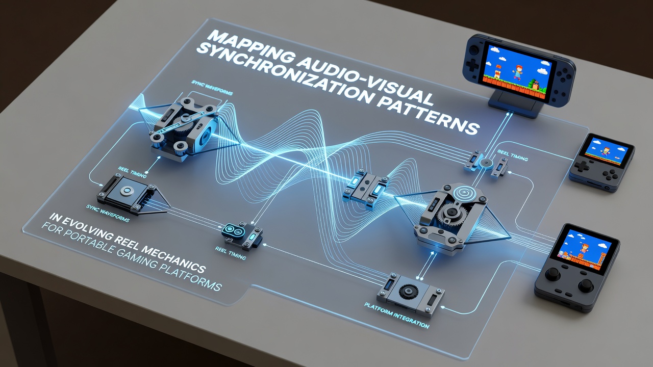 Side-by-side comparison of synchronized reel frames with corresponding audio spectrum graphs on portable device interfaces