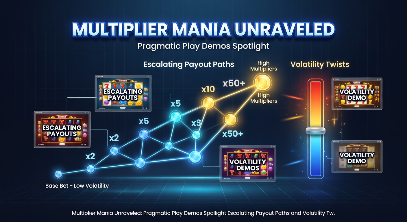Close-up of Pragmatic Play demo interface displaying volatility meter alongside a multiplier ladder climbing during high-stakes free spins