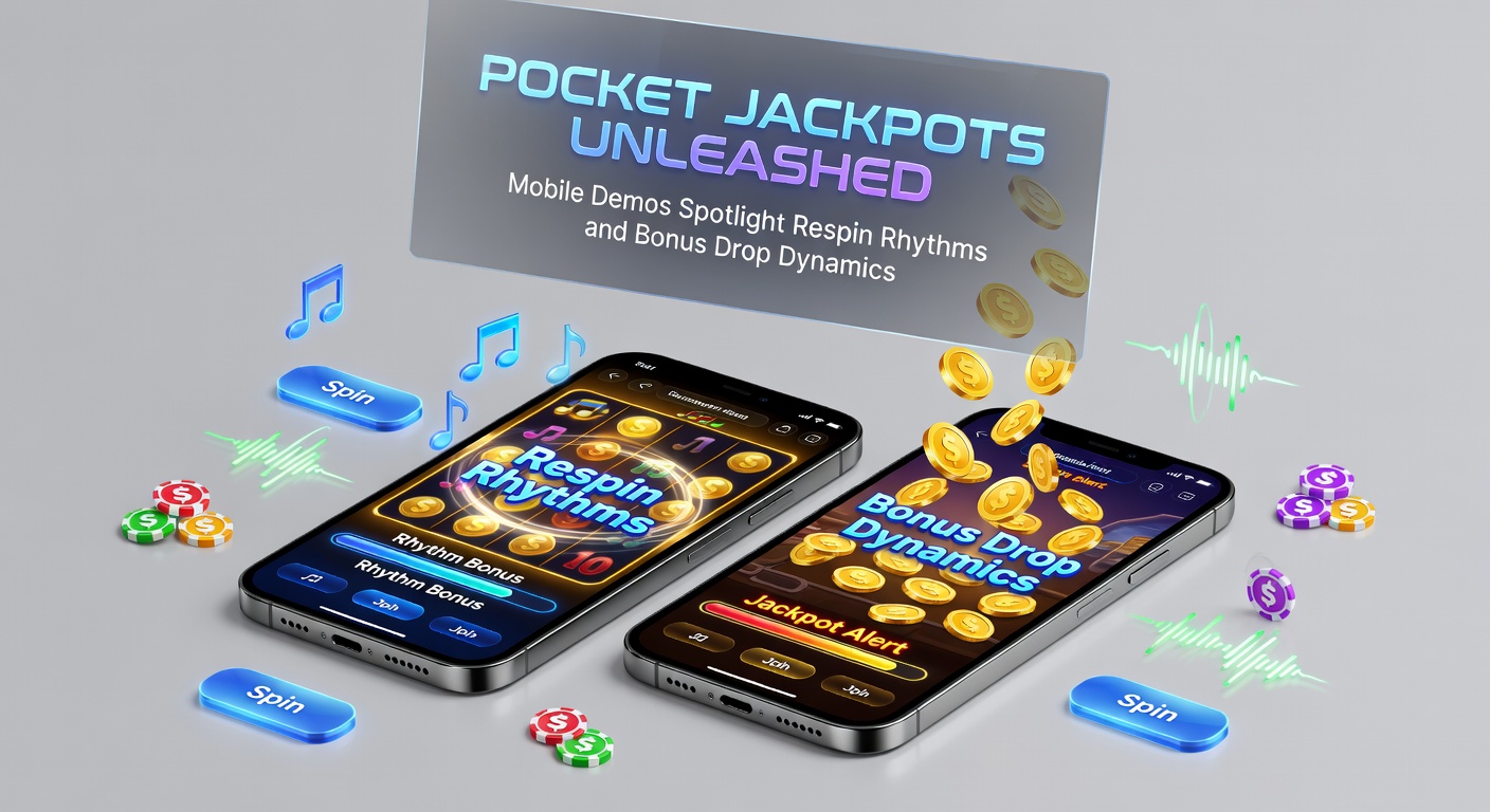 Close-up of bonus drop animation on mobile device with cascading jackpots and respin meters filling