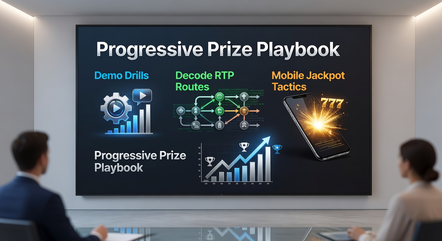 Smartphone screen capturing a mobile progressive jackpot hit during a demo drill, with RTP metrics overlaid