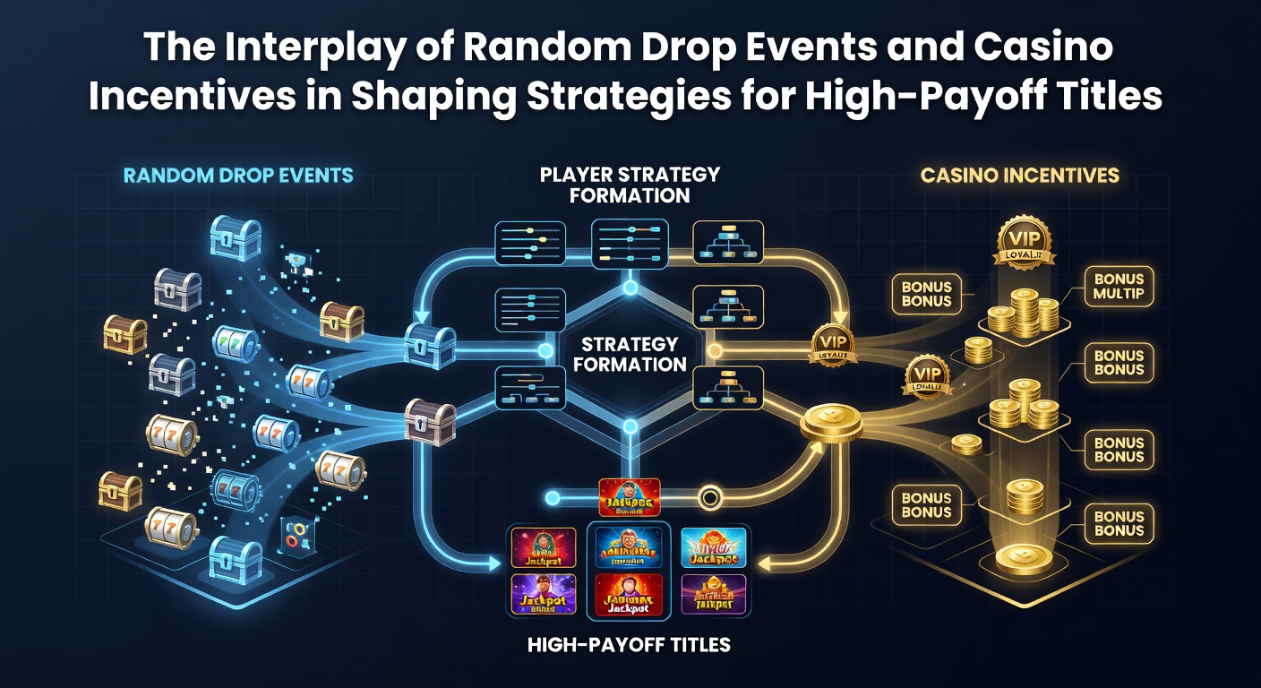 Random drop events and casino bonus mechanics illustrated in high-volatility slot environments