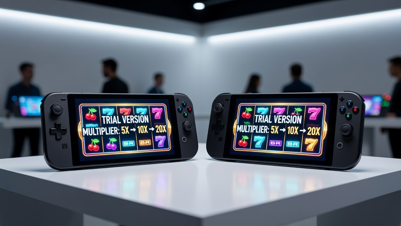 Close-up view of a mobile screen showing multiplier progression during cascading reel sequences